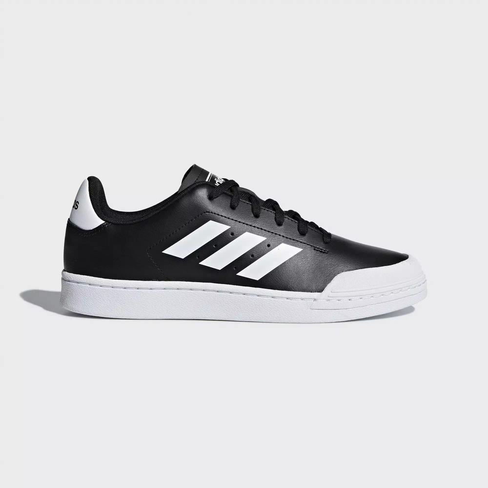 Adidas Court 70s Tenis Negros Para Hombre (MX-34093)